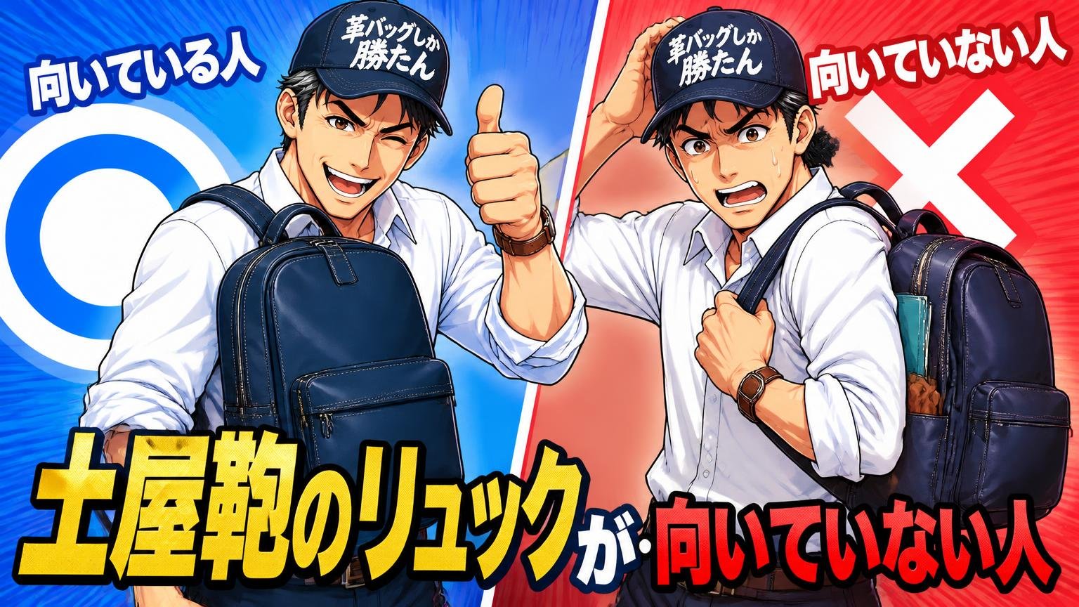 土屋鞄のリュックが向いている人・向いていない人