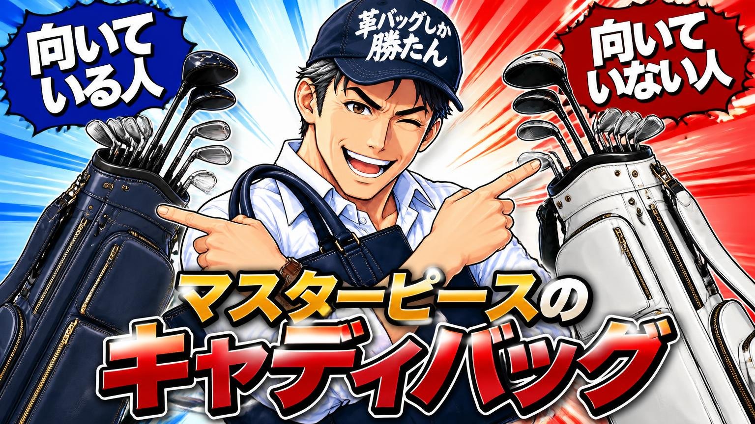 マスターピースのキャディバッグが向いている人・向いていない人