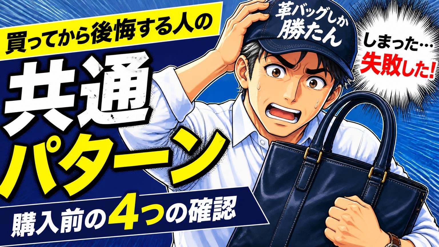 買ってから後悔する人の共通パターン|購入前の4つの確認