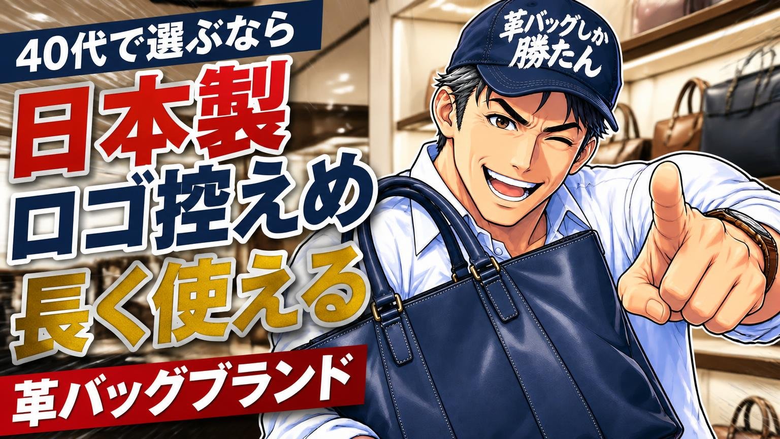 40代で「日本製・ロゴ控えめ・長く使える」を求めるなら、エルゴポックと一緒に比べたい革バッグブランド