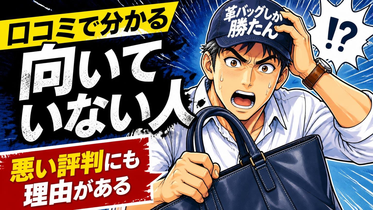 口コミで分かる「向いていない人」｜悪い評判にも理由がある