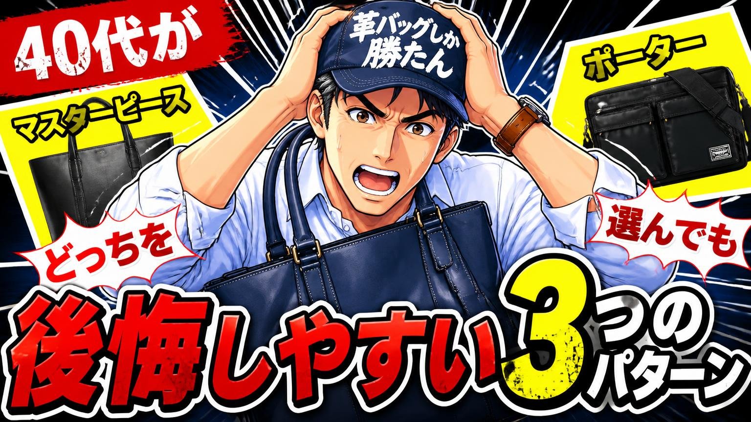 40代がマスターピースとポーターのどっちを選んでも後悔しやすい3つのパターン