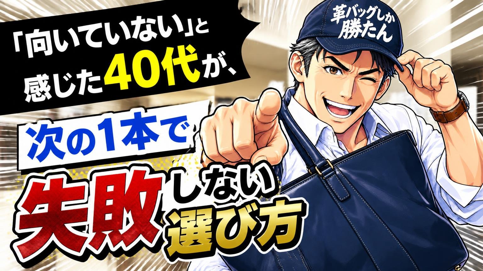 「向いていない」と感じた40代が、次の1本で失敗しない選び方