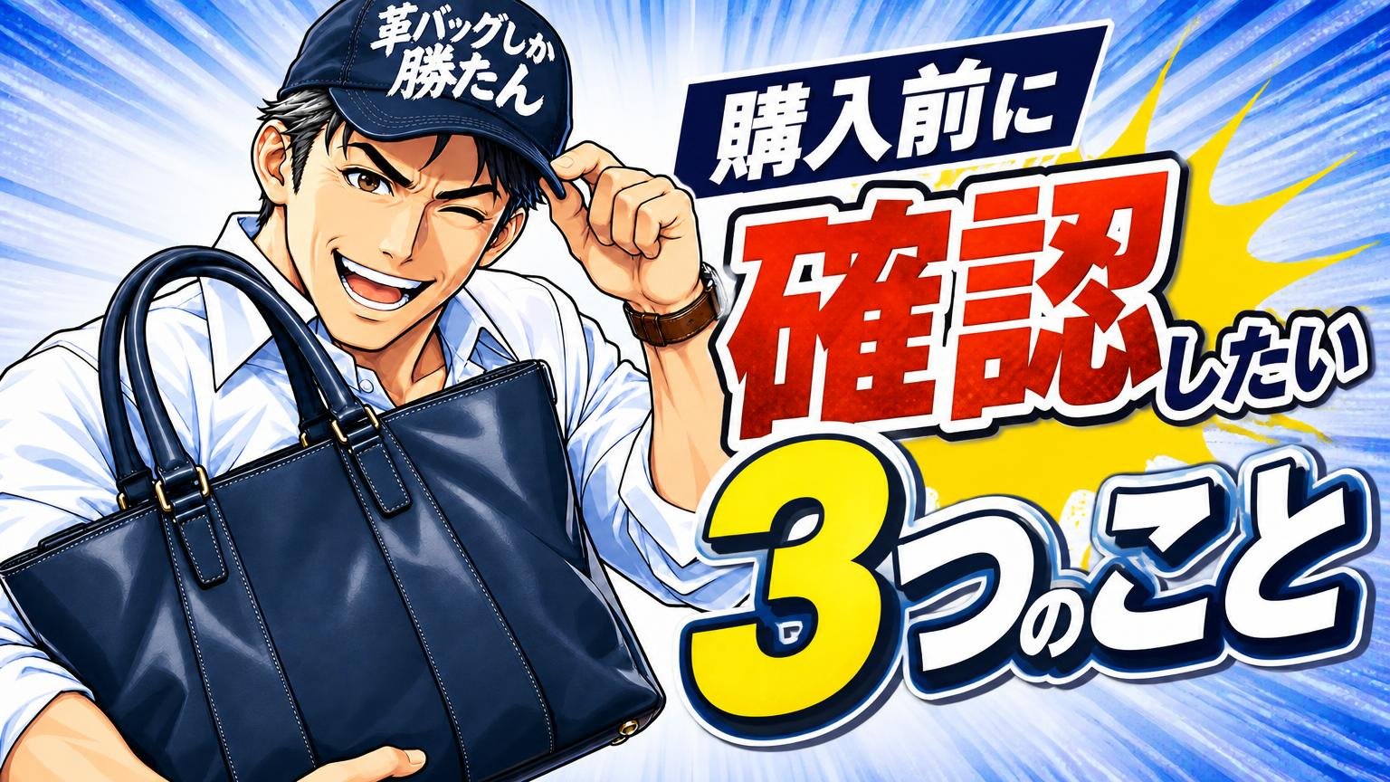 購入前に確認したい3つのこと
