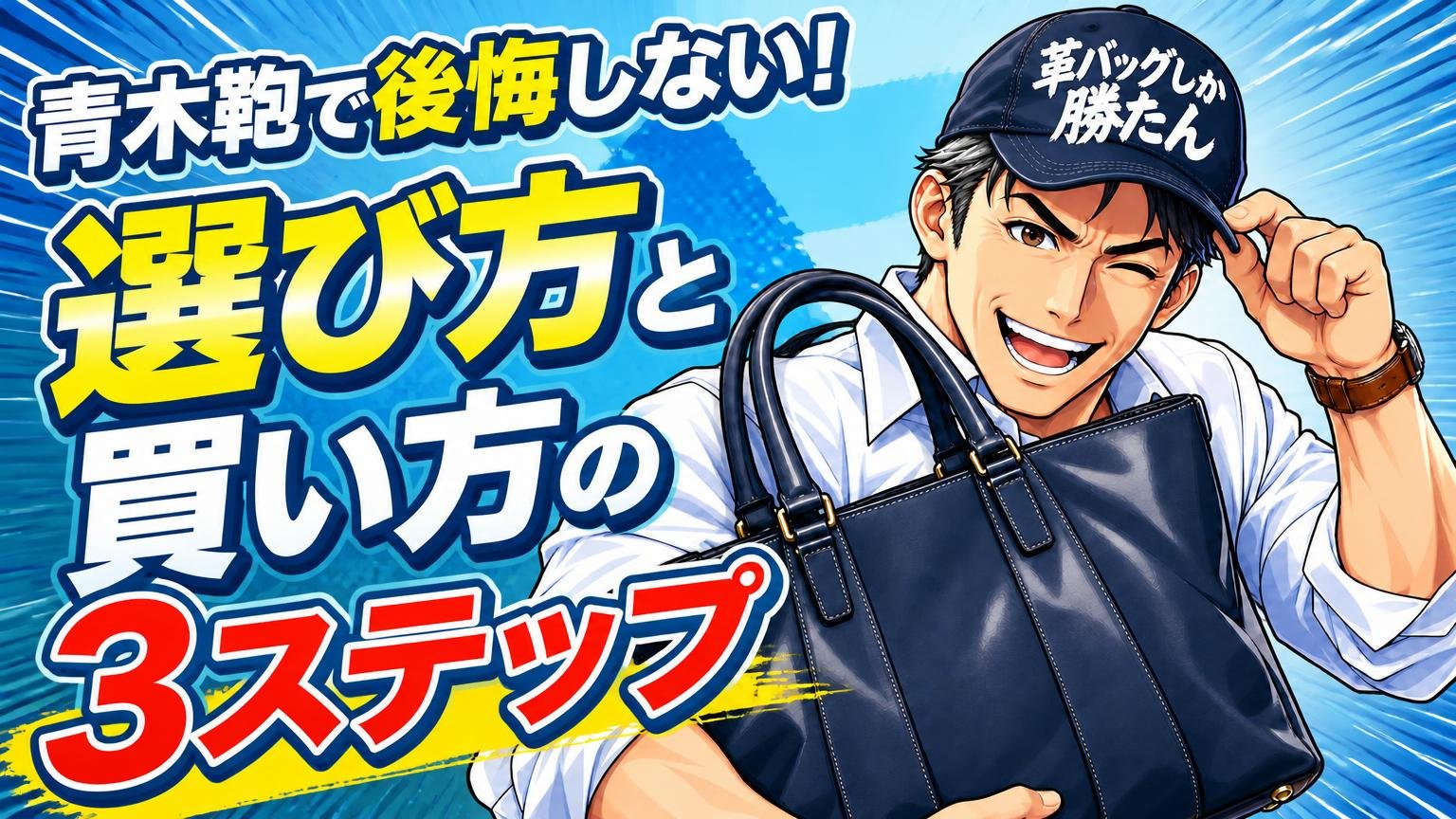 青木鞄で後悔しないための選び方と買い方の3ステップ