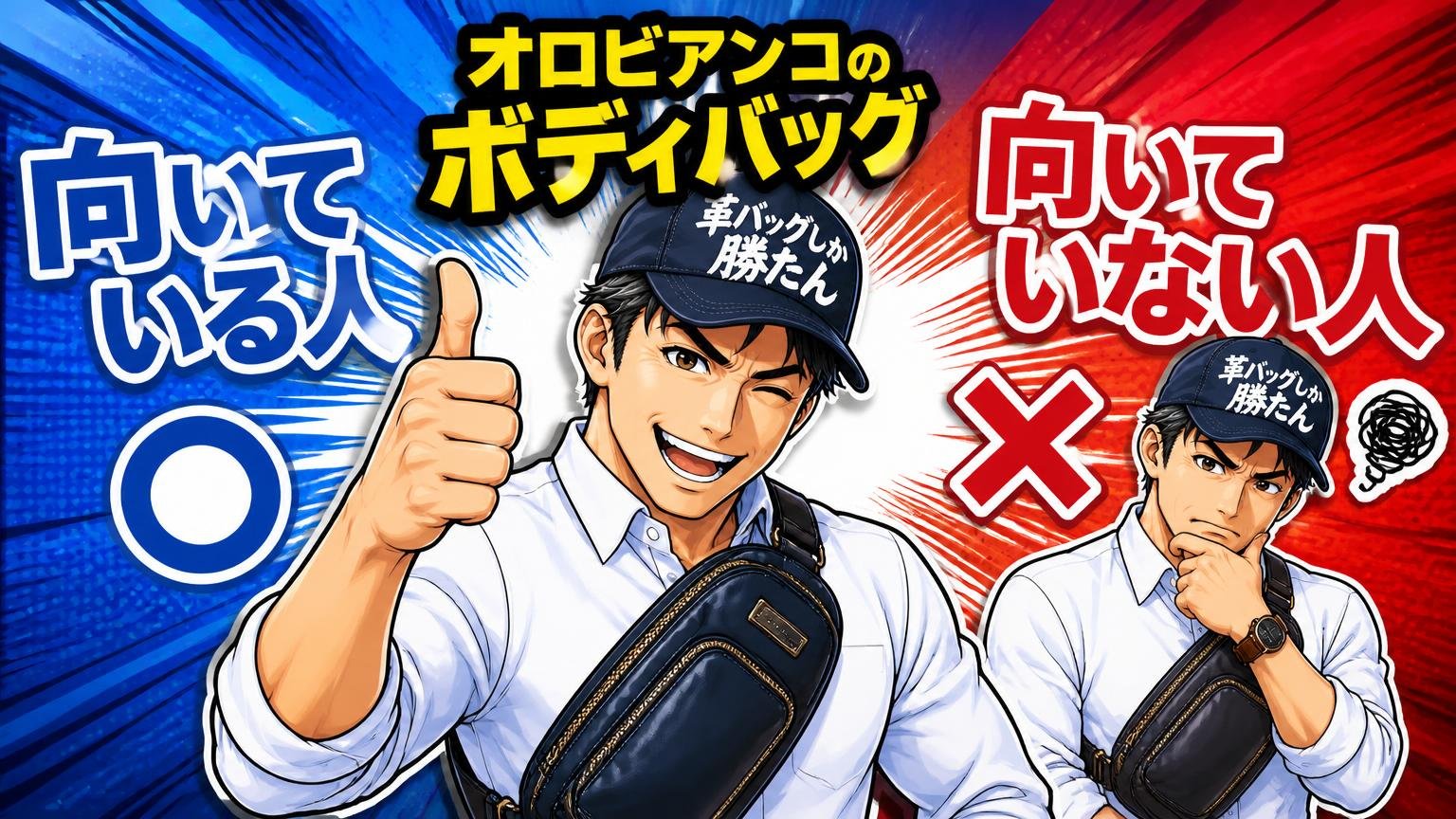 オロビアンコのボディバッグが向いている人・向いていない人