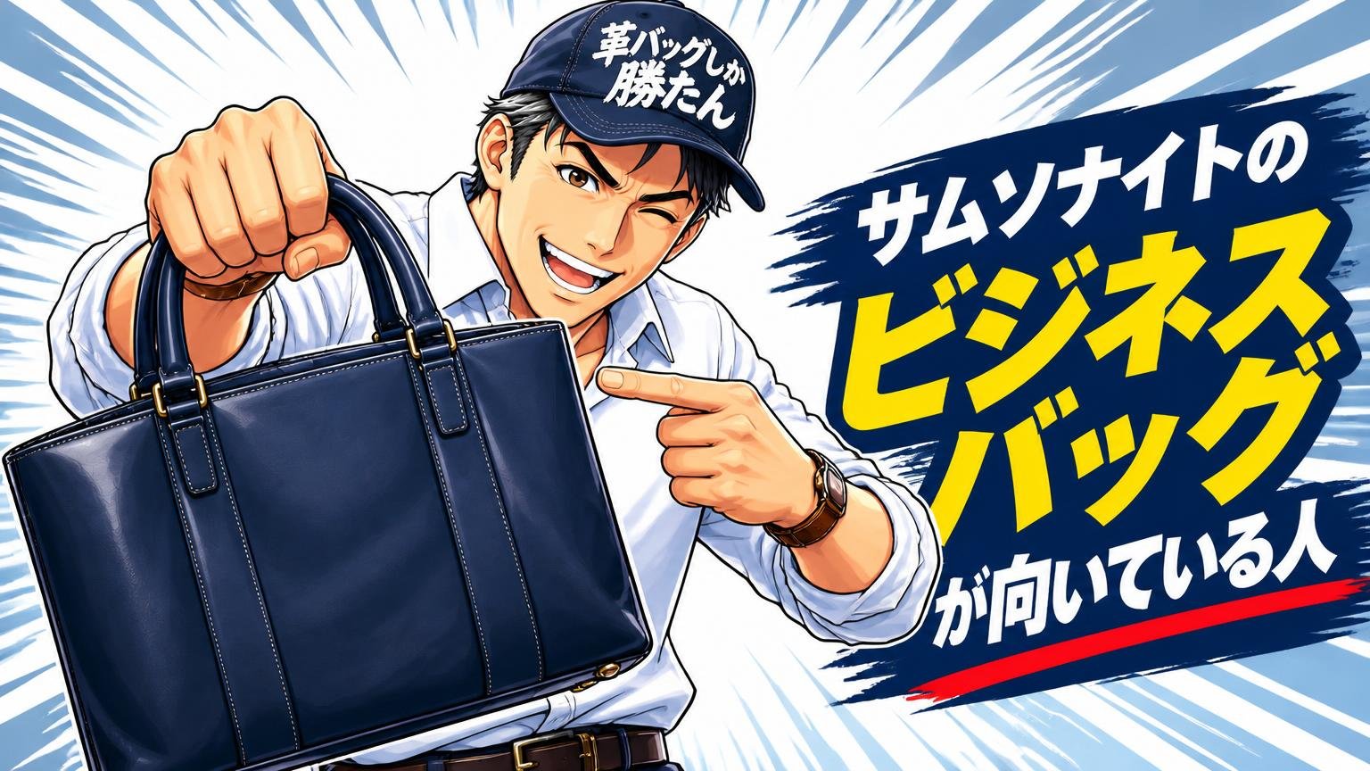 サムソナイトのビジネスバッグが向いている人