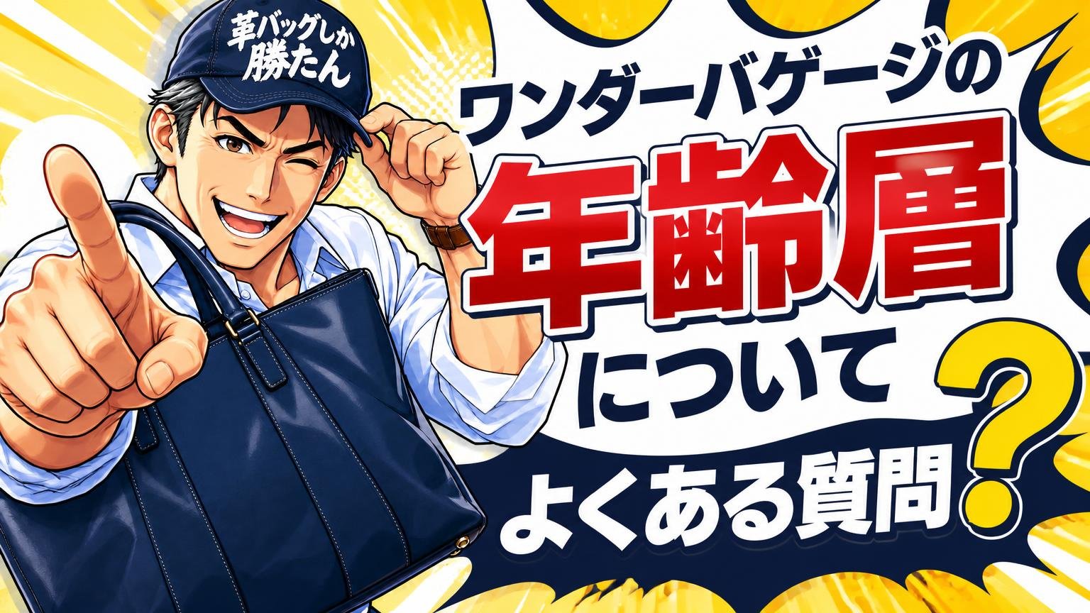ワンダーバゲージの年齢層についてよくある質問
