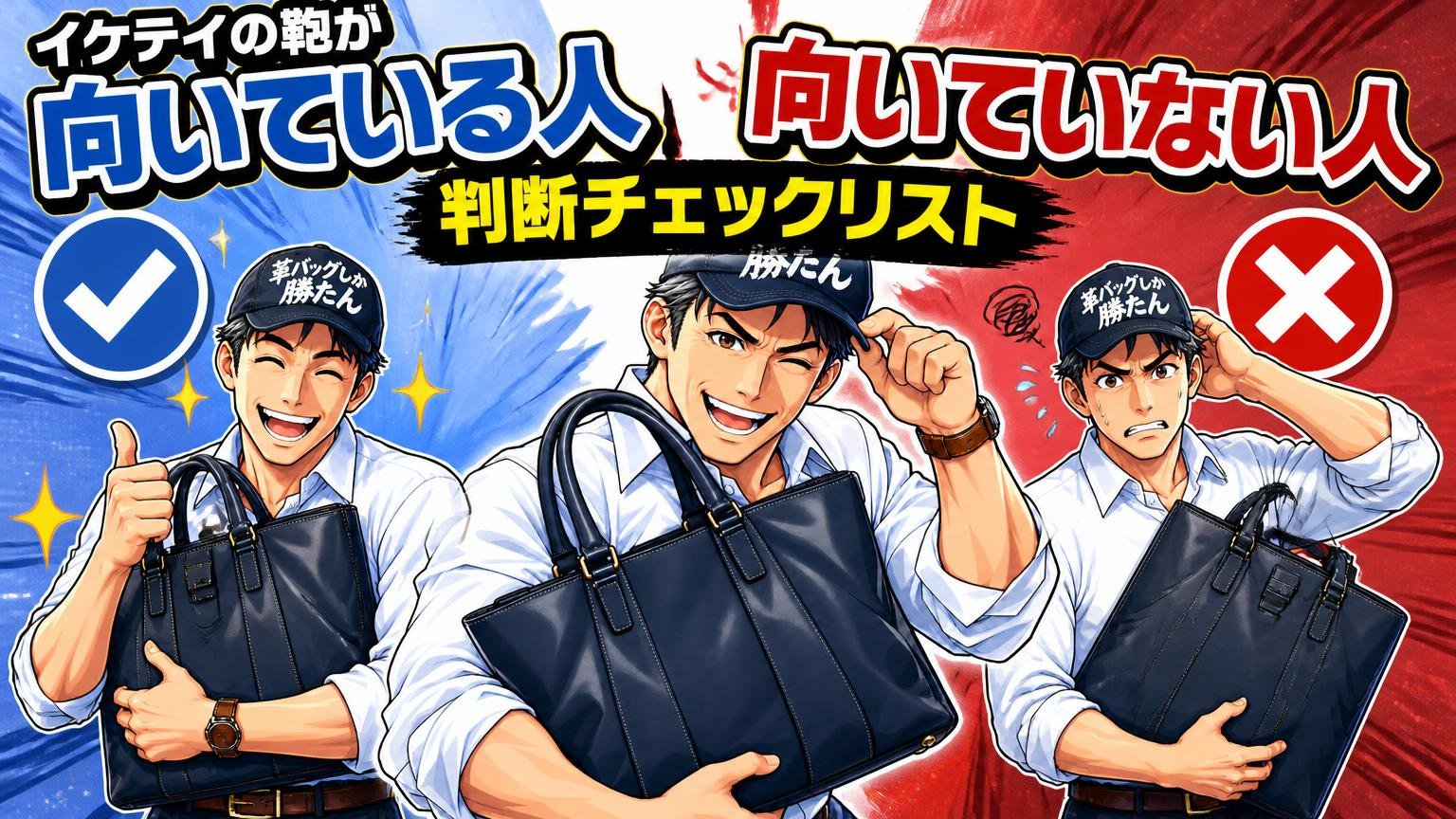 イケテイの鞄が向いている人・向いていない人【判断チェックリスト】