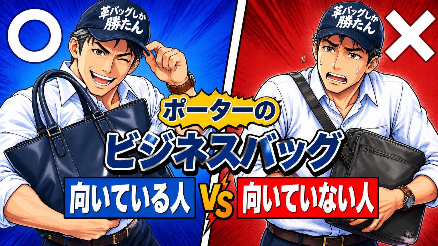ポーターのビジネスバッグが向いている人・向いていない人