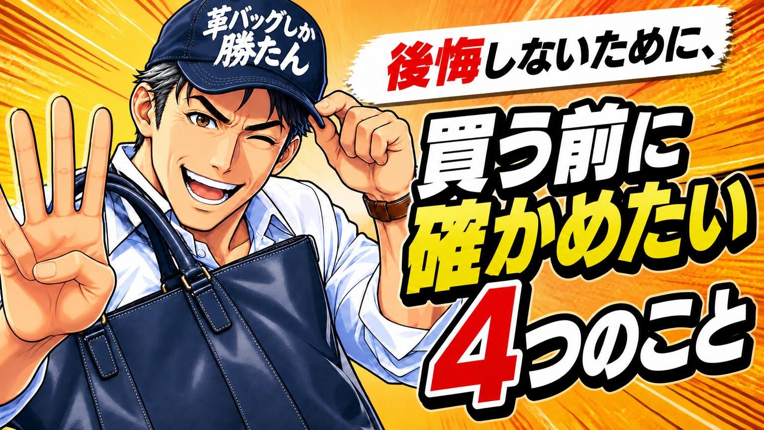 後悔しないために、買う前に確かめたい4つのこと
