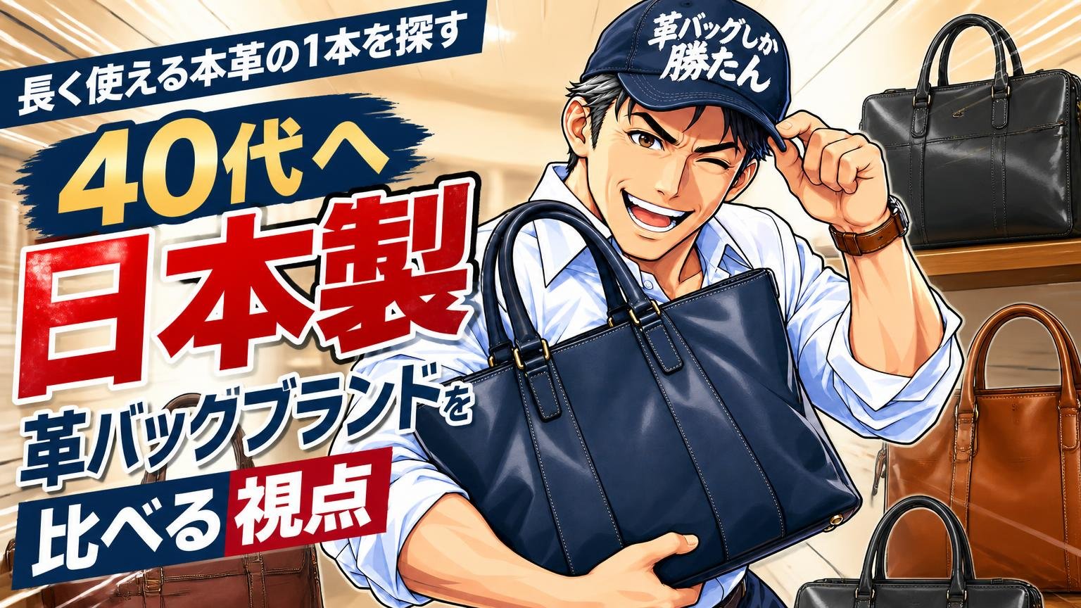 長く使える本革の1本を探す40代へ：日本製の革バッグブランドを比べる視点