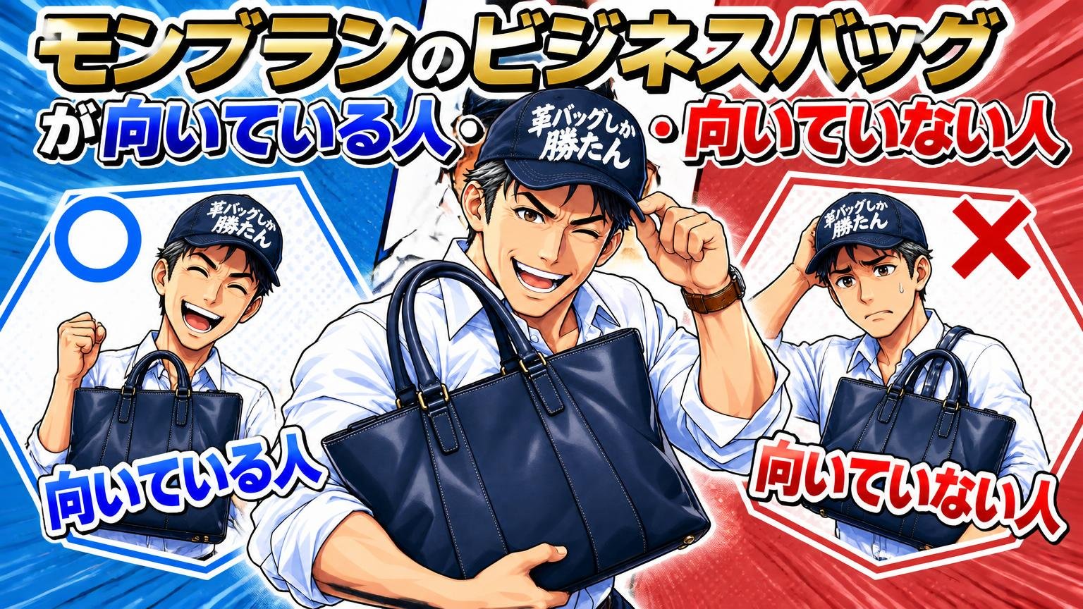 モンブランのビジネスバッグが向いている人・向いていない人