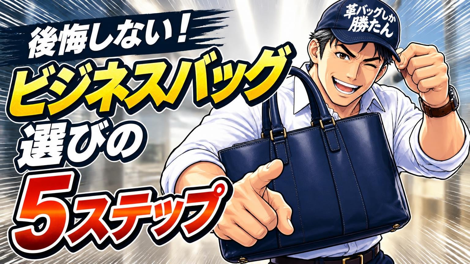 後悔しないビジネスバッグ選びの5ステップ