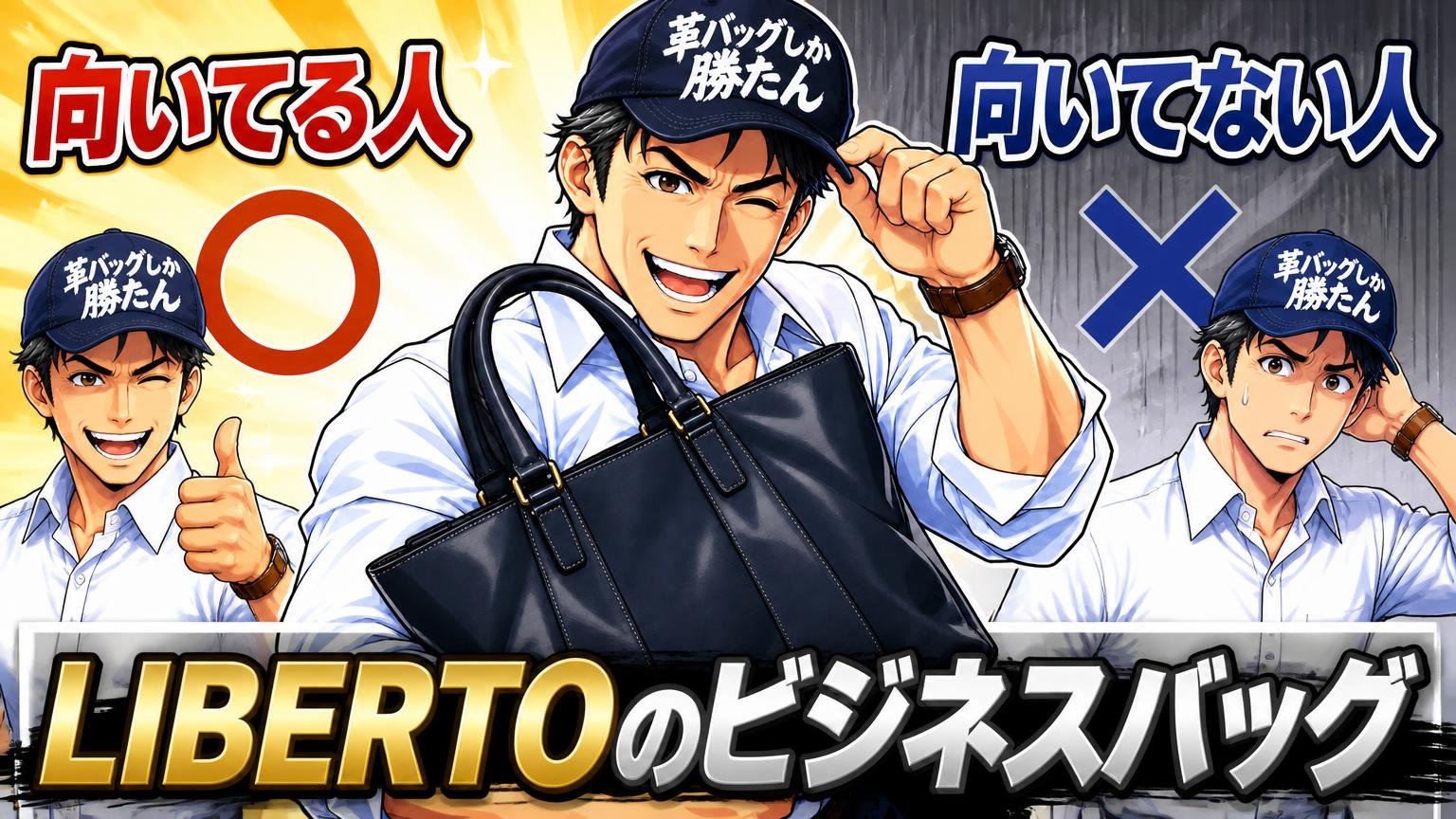 LIBERTO(リベルト)のビジネスバッグが向いている人・向いていない人