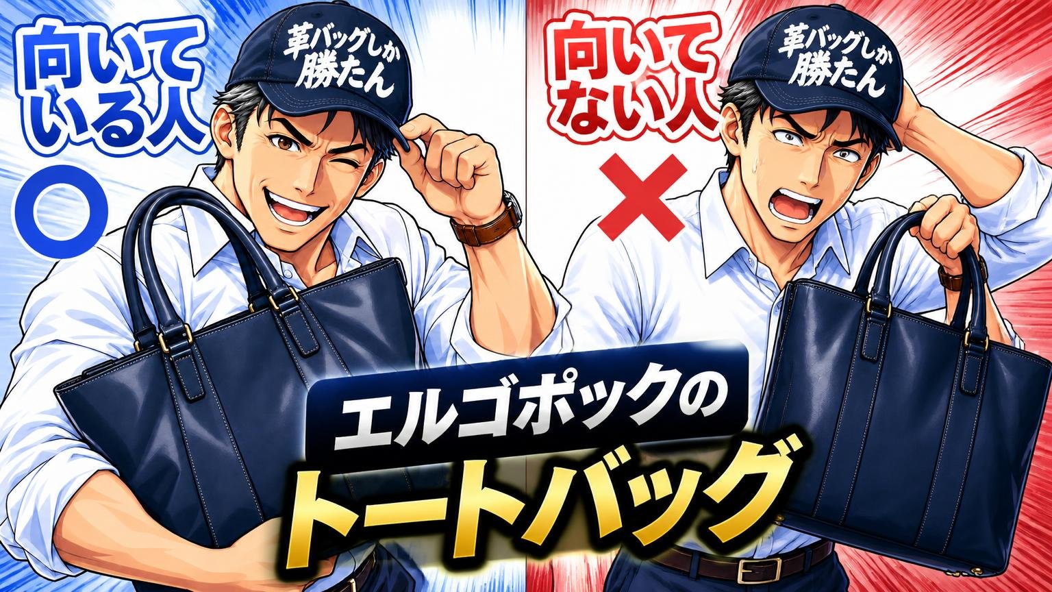 エルゴポックのトートバッグが向いている人・向いていない人
