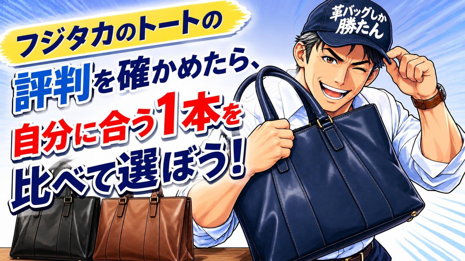 まとめ:フジタカのトートの評判を確かめたら、自分に合う1本を比べて選ぼう