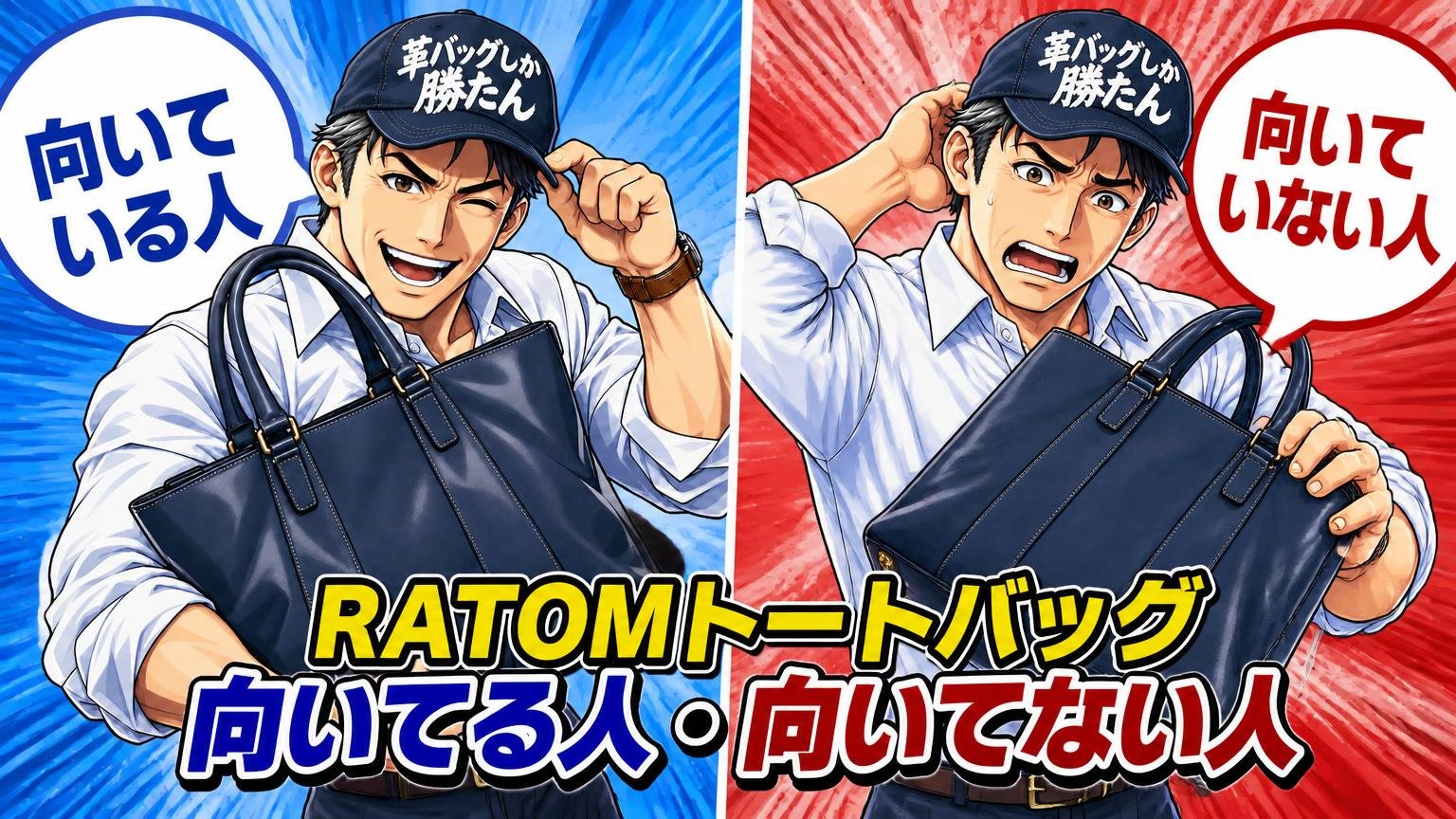 RATOMのトートバッグが向いている人・向いていない人