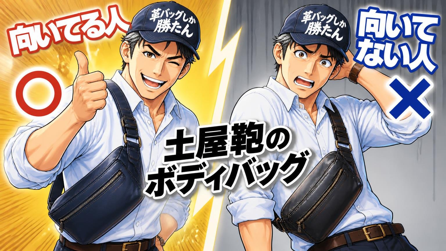 土屋鞄のボディバッグが向いている人・向いていない人