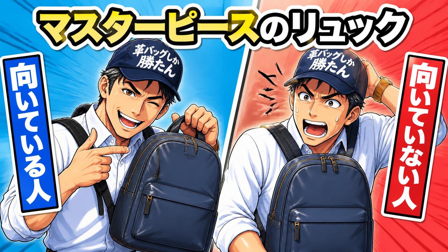 マスターピースのリュックが向いている人・向いていない人