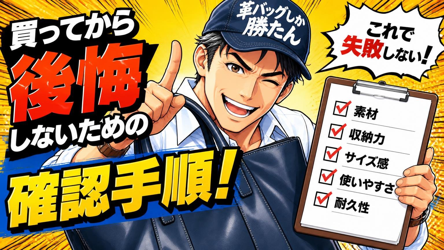 買ってから後悔しないための確認手順