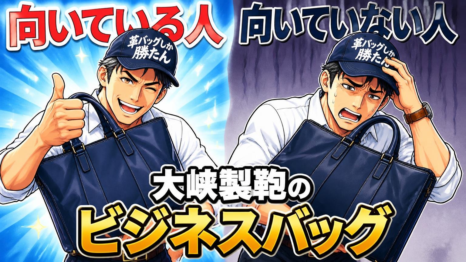 大峽製鞄のビジネスバッグが向いている人・向いていない人