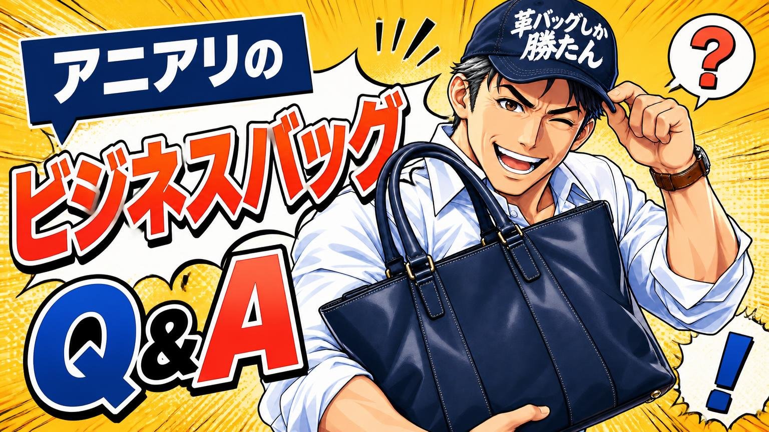 アニアリのビジネスバッグに関するよくある質問