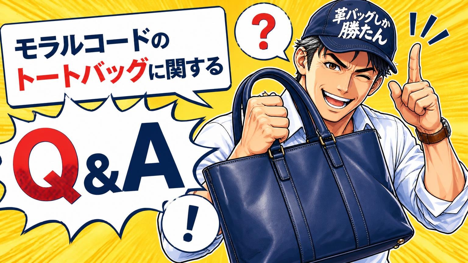モラルコードのトートバッグに関するよくある質問