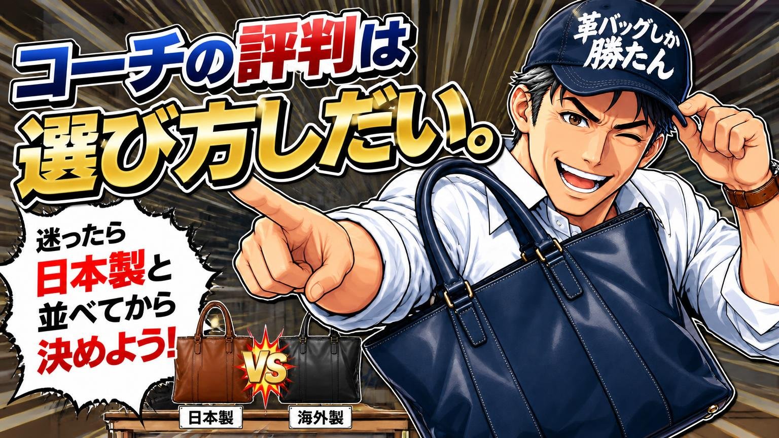 まとめ:コーチの評判は「選び方しだい」。迷ったら日本製と並べてから決めよう