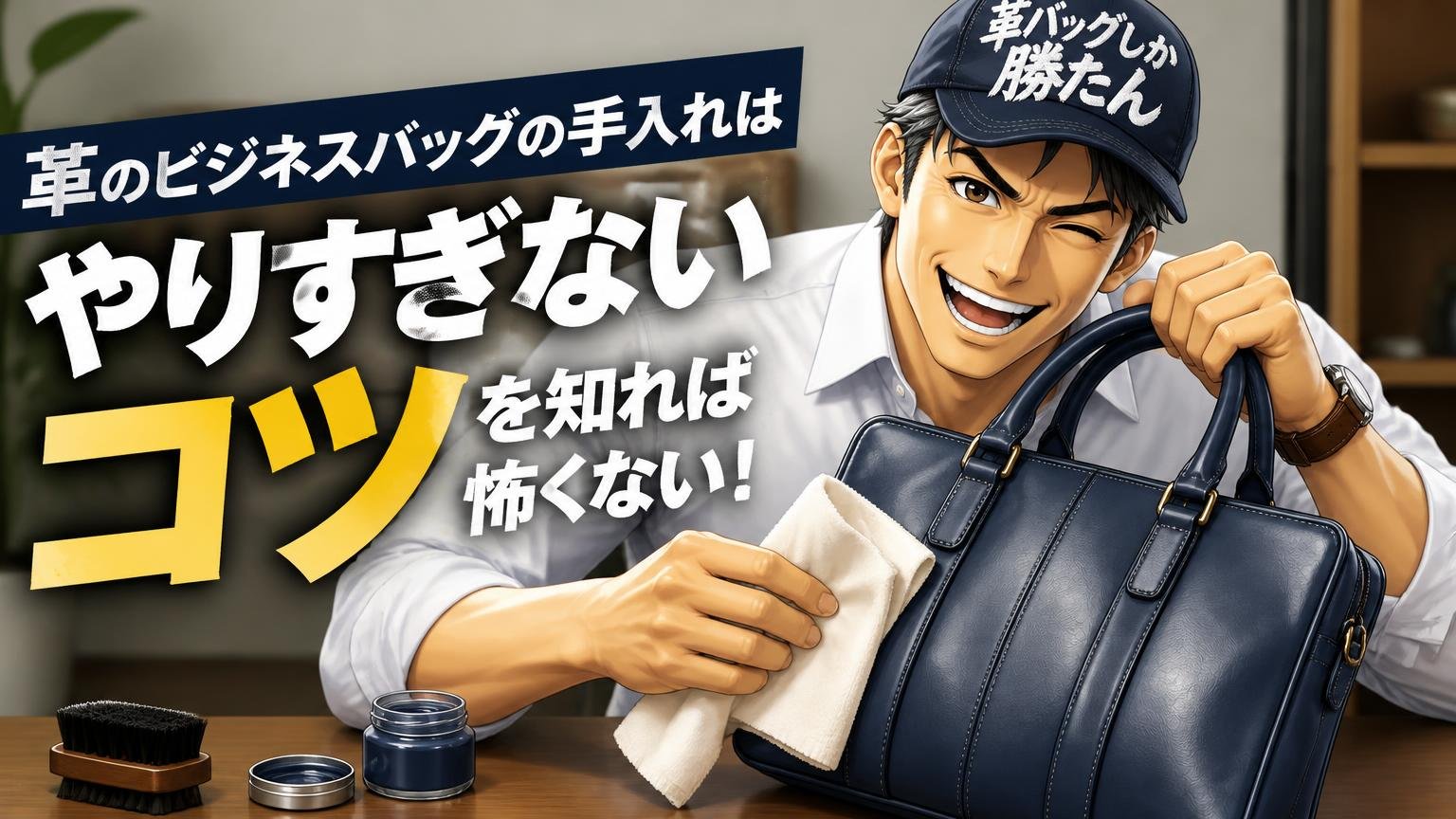まとめ：革のビジネスバッグの手入れは「やりすぎないコツ」を知れば怖くない