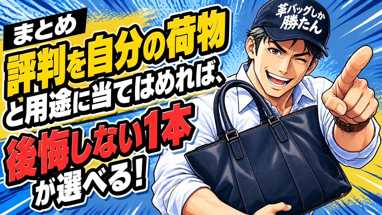 まとめ|評判を自分の荷物と用途に当てはめれば、後悔しない1本が選べる