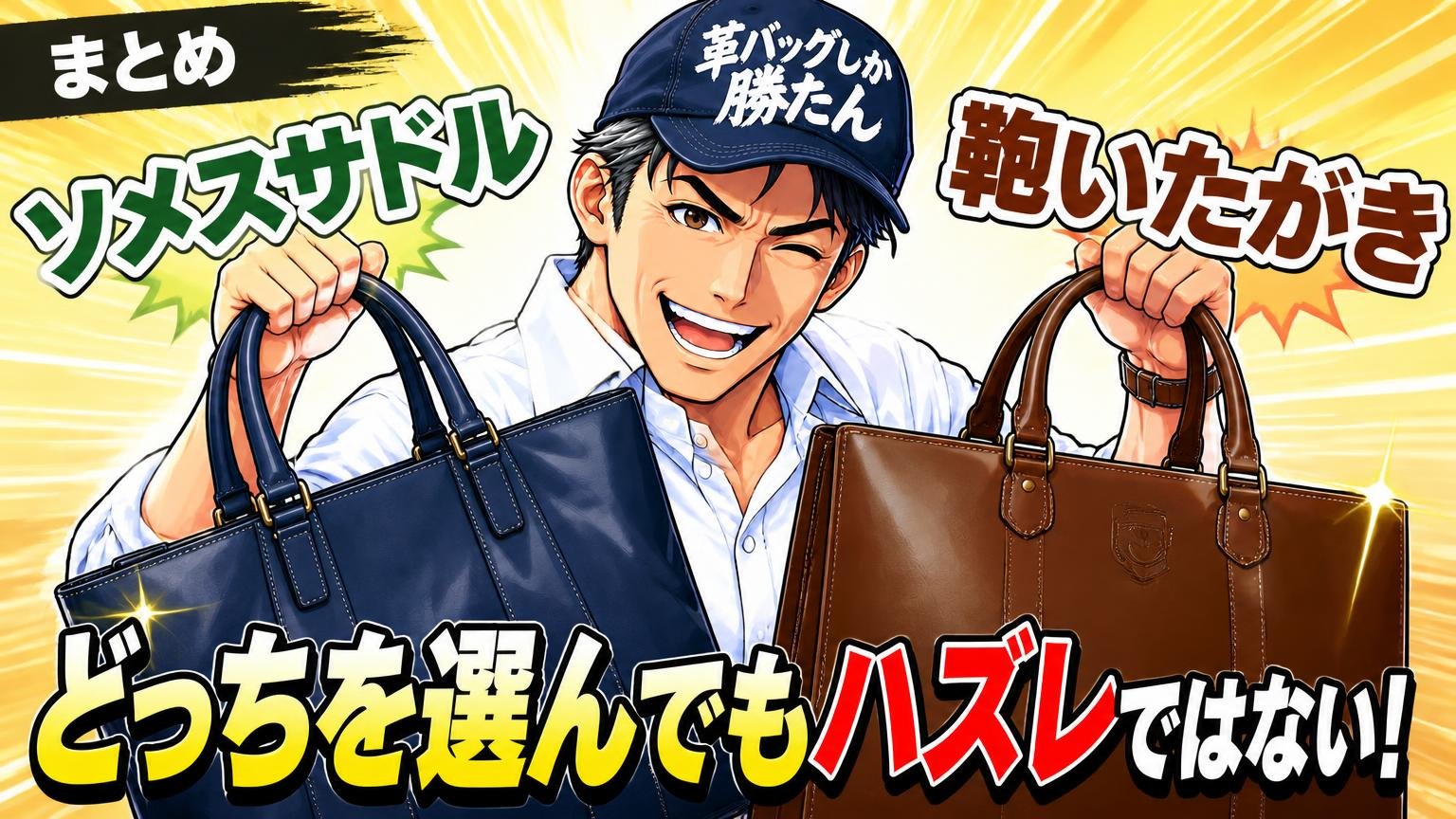 まとめ|ソメスサドルと鞄いたがき、どっちを選んでもハズレではない