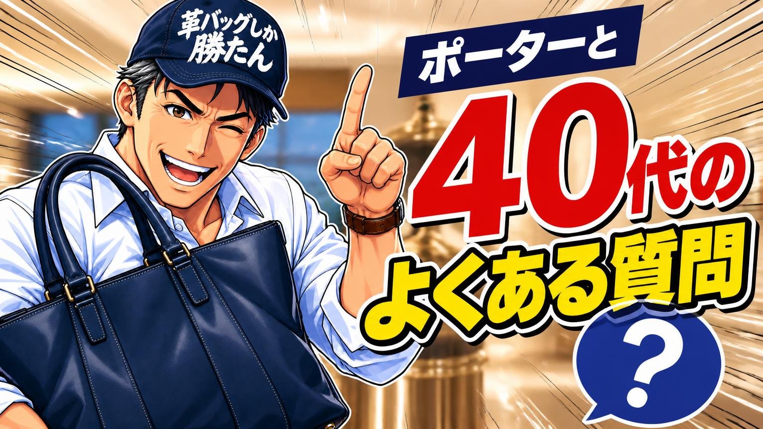 ポーターと40代のよくある質問