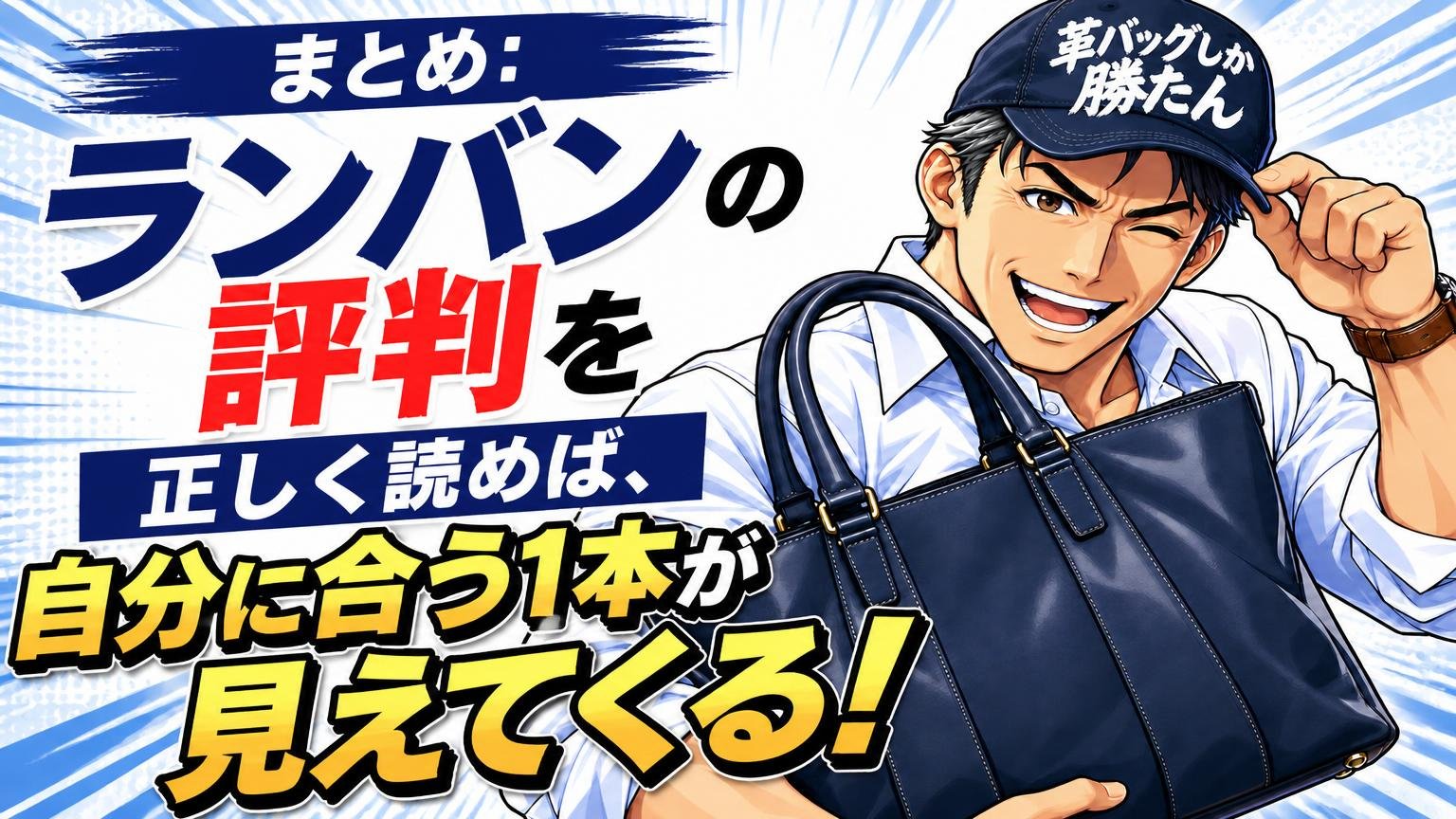 まとめ：ランバンの評判を正しく読めば、自分に合う1本が見えてくる