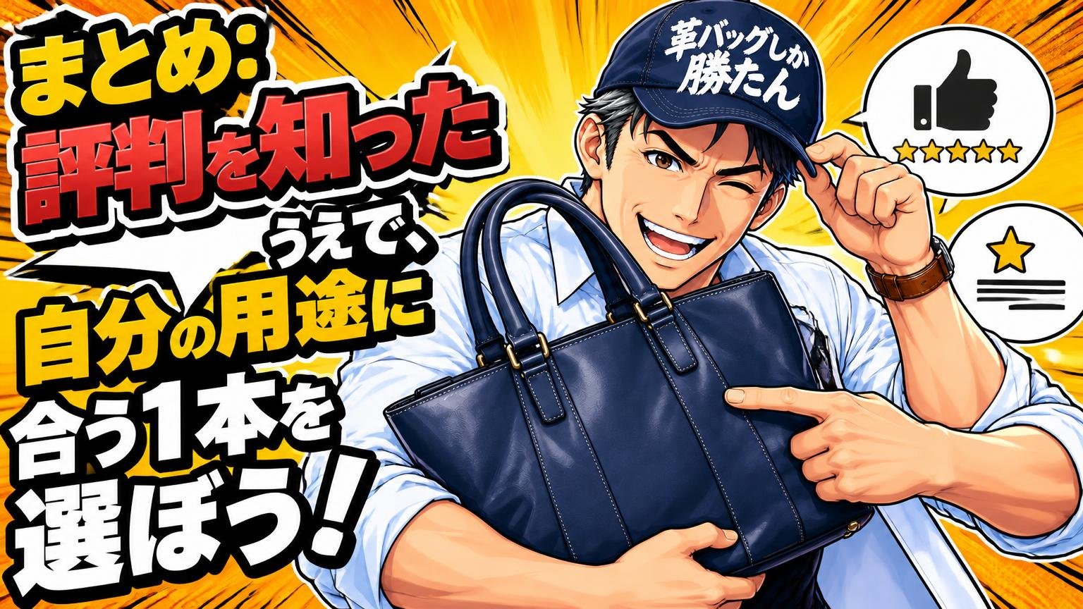 まとめ:評判を知ったうえで、自分の用途に合う1本を選ぼう