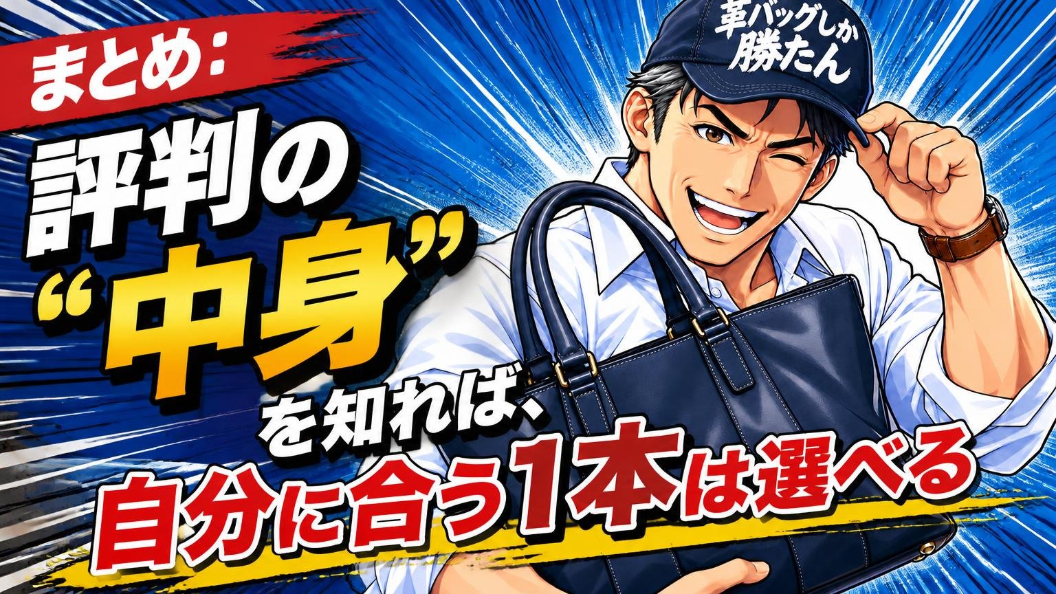まとめ:評判の"中身"を知れば、自分に合う1本は選べる