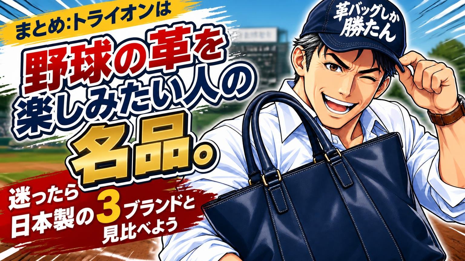 まとめ：トライオンは"野球の革を楽しみたい人"の名品。迷ったら日本製の3ブランドと見比べよう