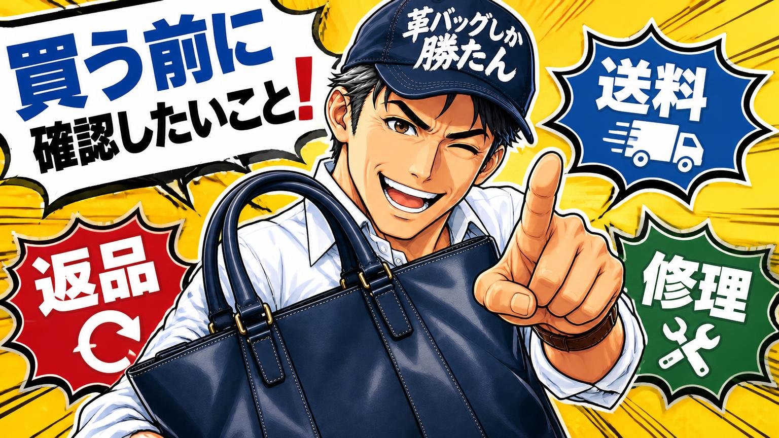 買う前に確認したいこと：返品・送料・修理の条件