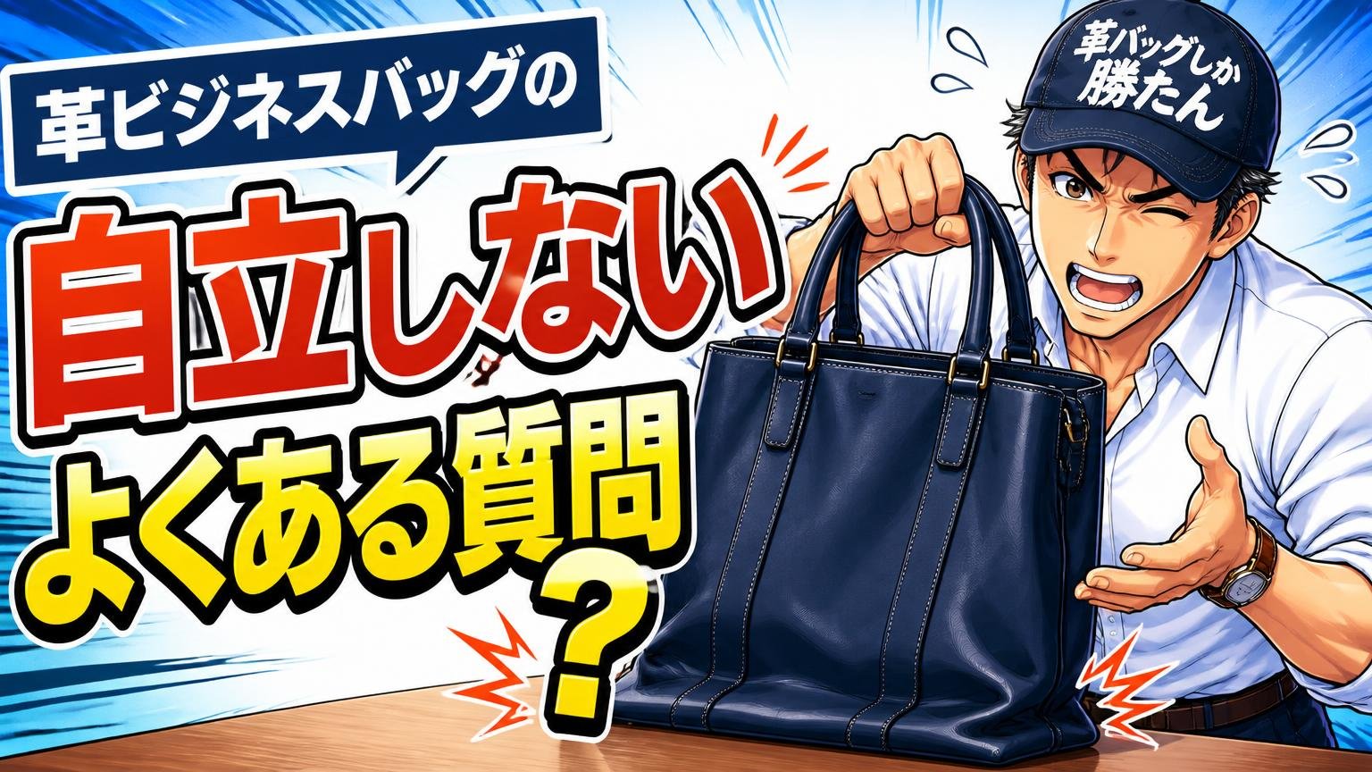 革ビジネスバッグの「自立しない」に関するよくある質問