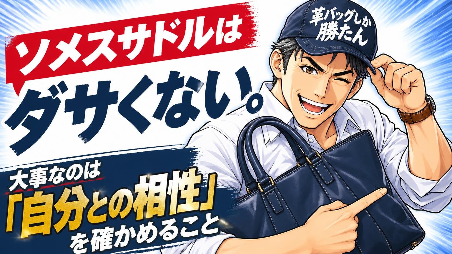 まとめ：ソメスサドルはダサくない。大事なのは「自分との相性」を確かめること