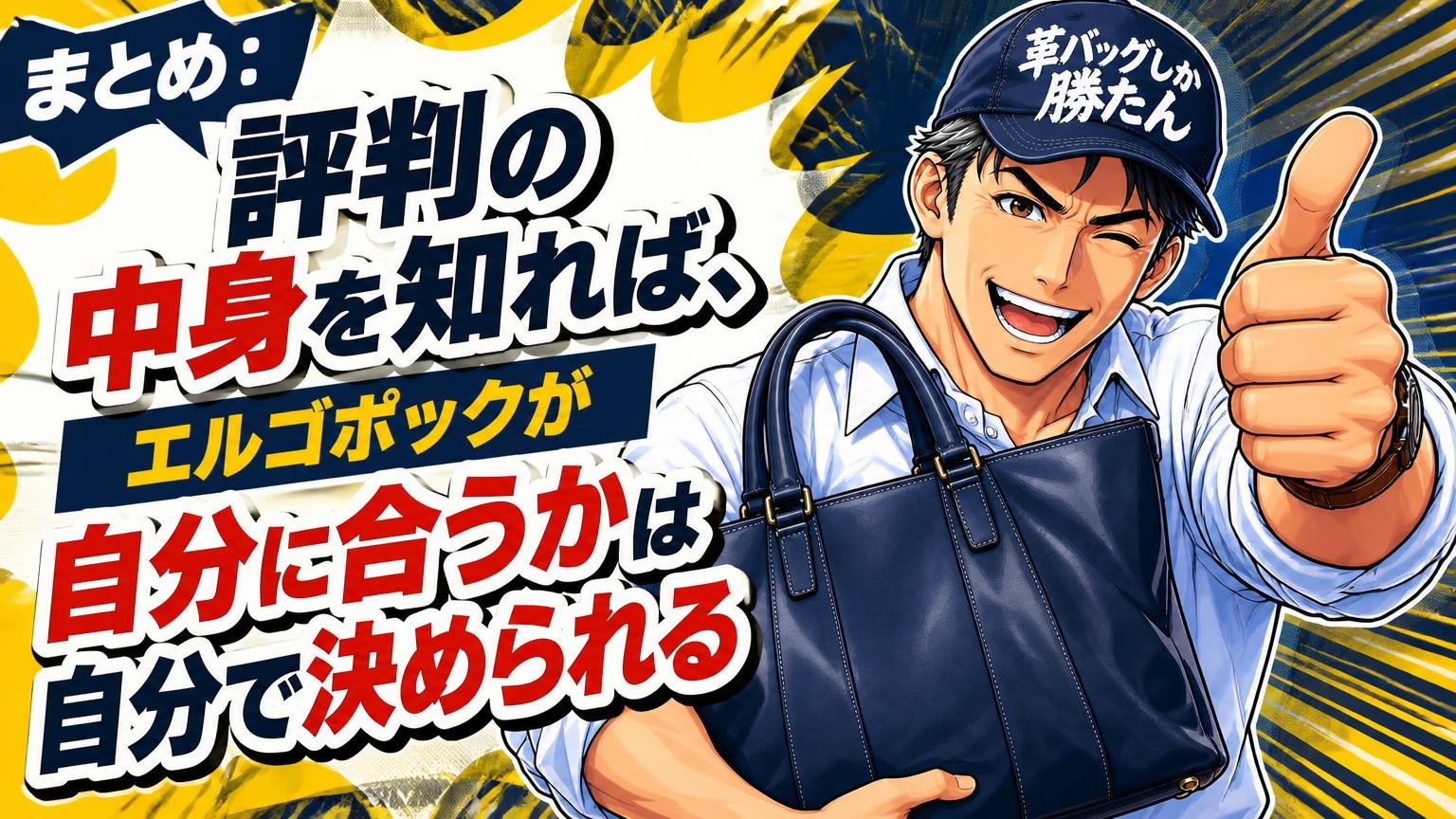 まとめ:評判の中身を知れば、エルゴポックが自分に合うかは自分で決められる