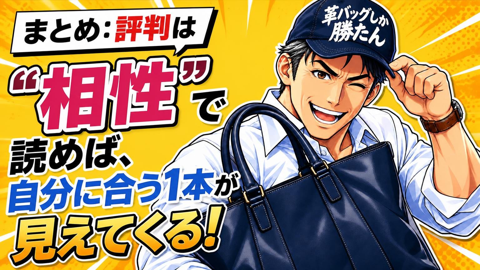 まとめ:評判は「相性」で読めば、自分に合う1本が見えてくる
