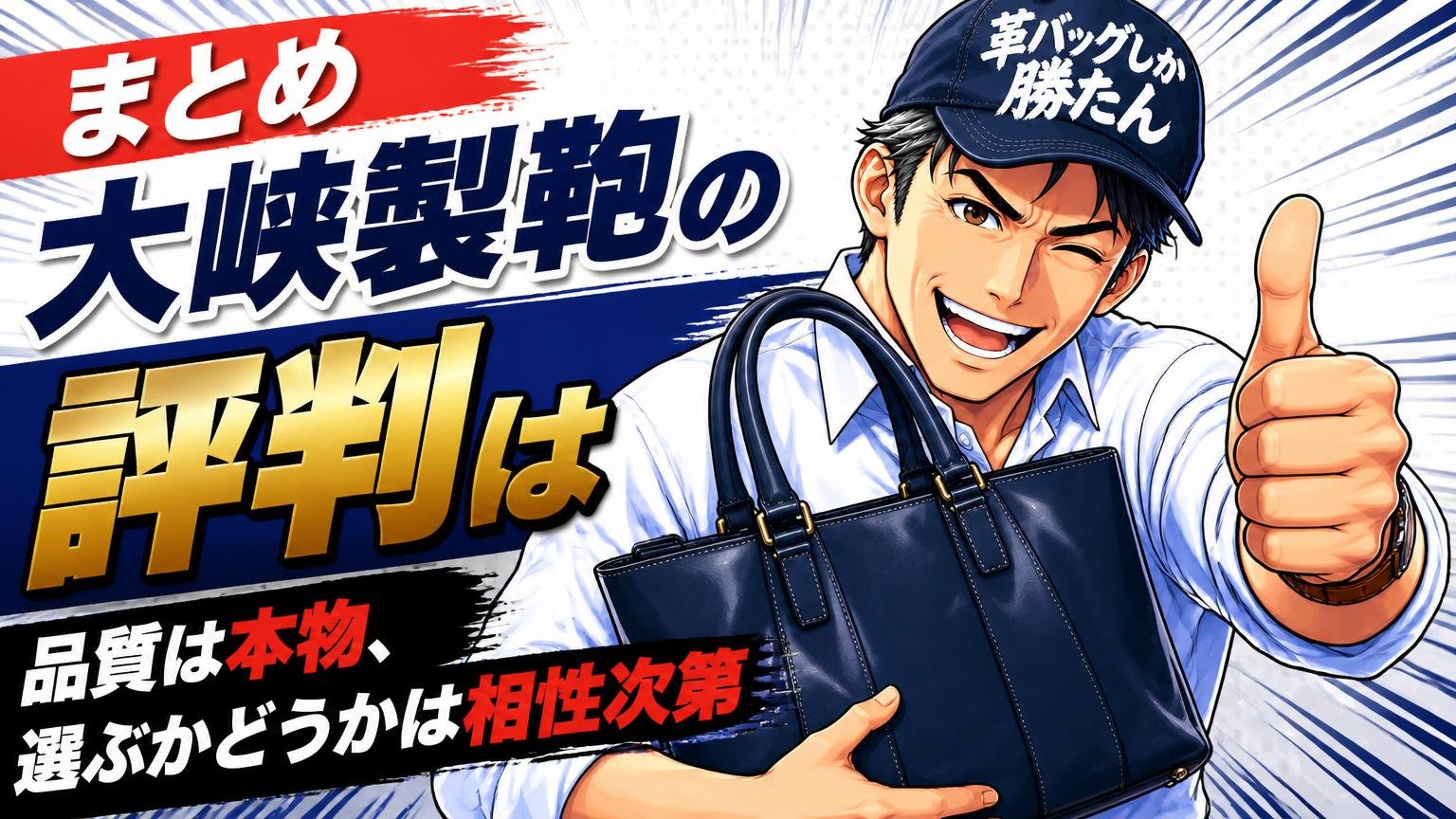 まとめ|大峽製鞄の評判は「品質は本物、選ぶかどうかは相性次第」