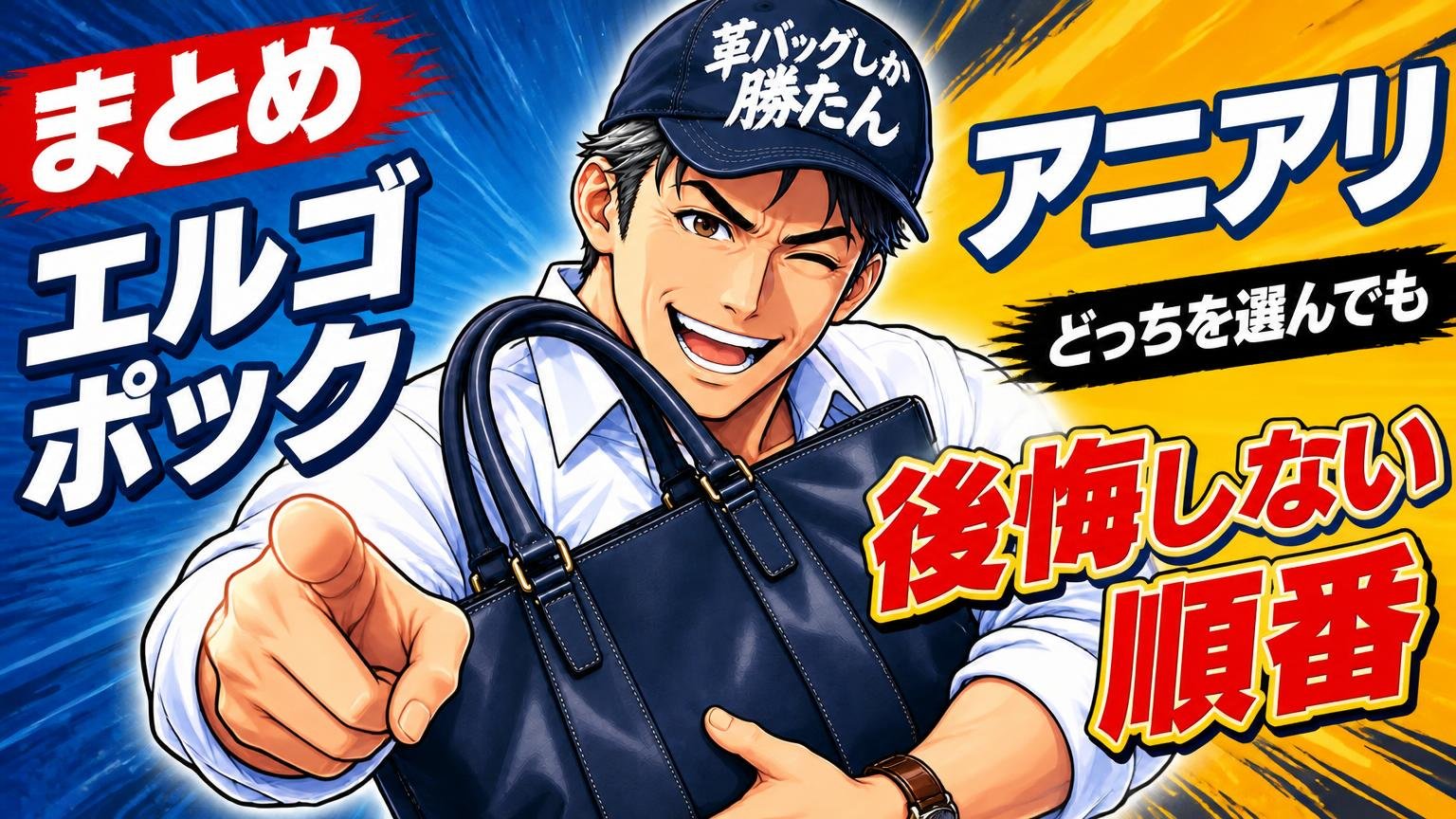 まとめ｜エルゴポックとアニアリ、どっちを選んでも後悔しない順番