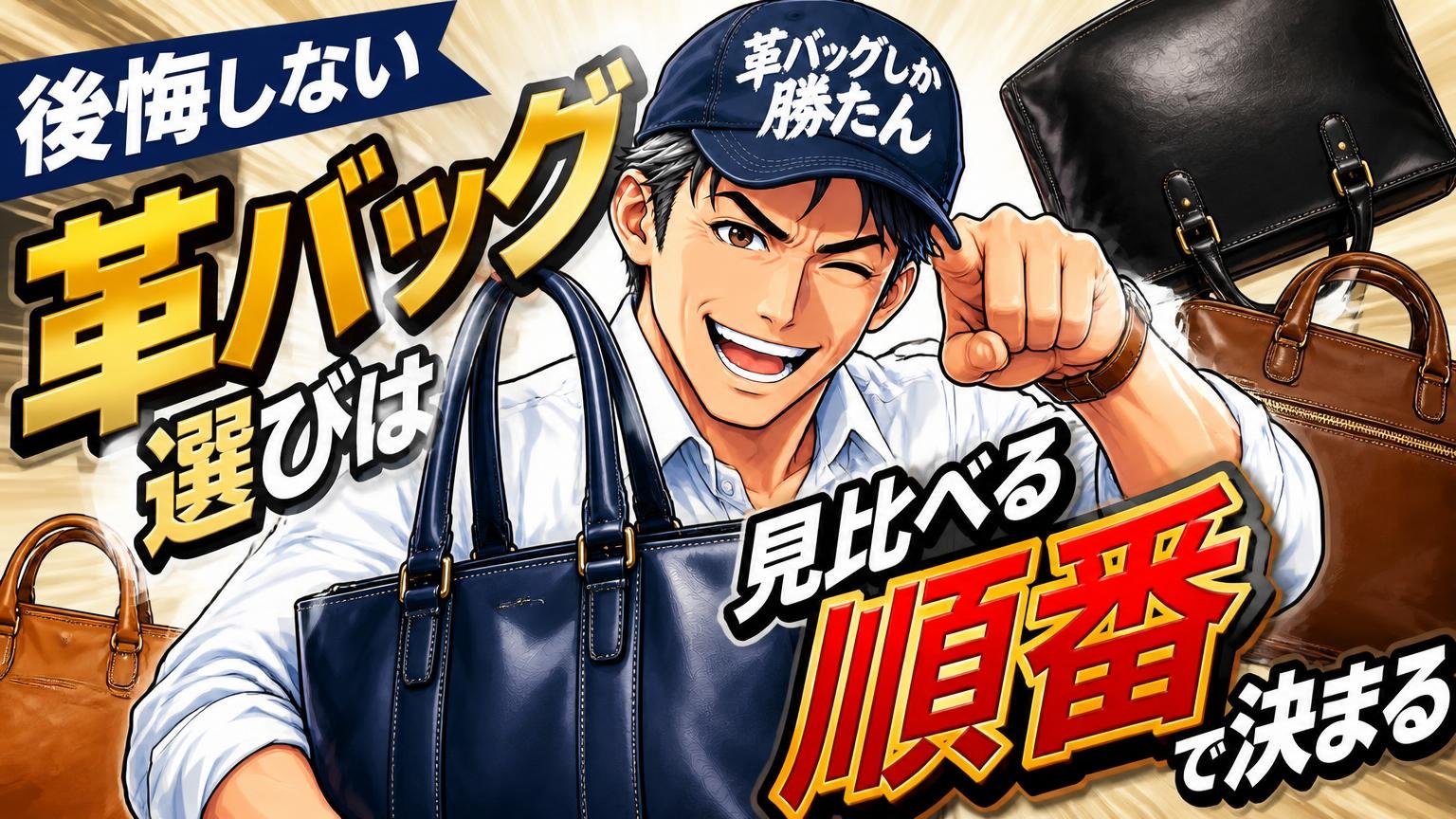 後悔しない革バッグ選びは「見比べる順番」で決まる