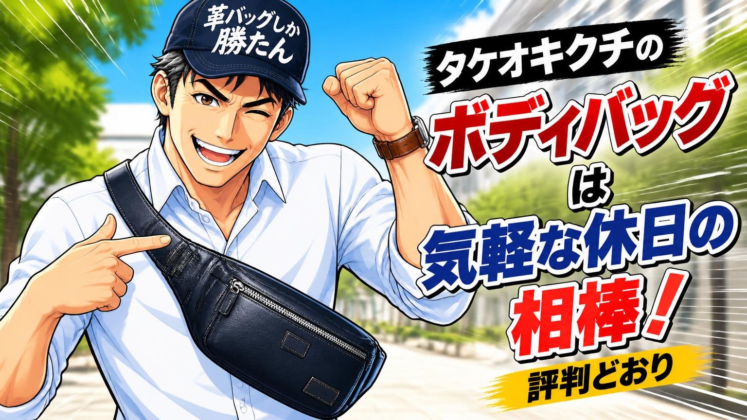 まとめ：タケオキクチのボディバッグは「気軽な休日の相棒」として評判どおり